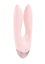 Loveline Amour 10 Function Dual Motor Silicone Rechargeable Vibrator - Pink