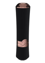 Loveline Dahlia 10 Function Silicone Lipstick Vibrator - Black/Red