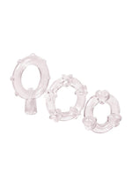 Magic C-Rings Cock Rings - Clear - 3 Piece Set