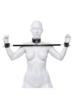 Master Series Dominion Bar Stainless Steele Spreader Bar with Collar and Restraints