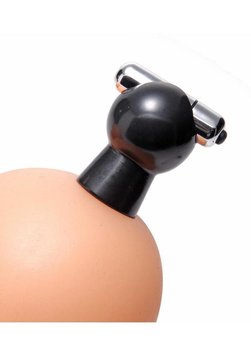 Master Series Reverb Vibrating Nipple Suckers - Black