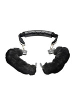 Master Series The Handler Furry Handcuffs with Handle