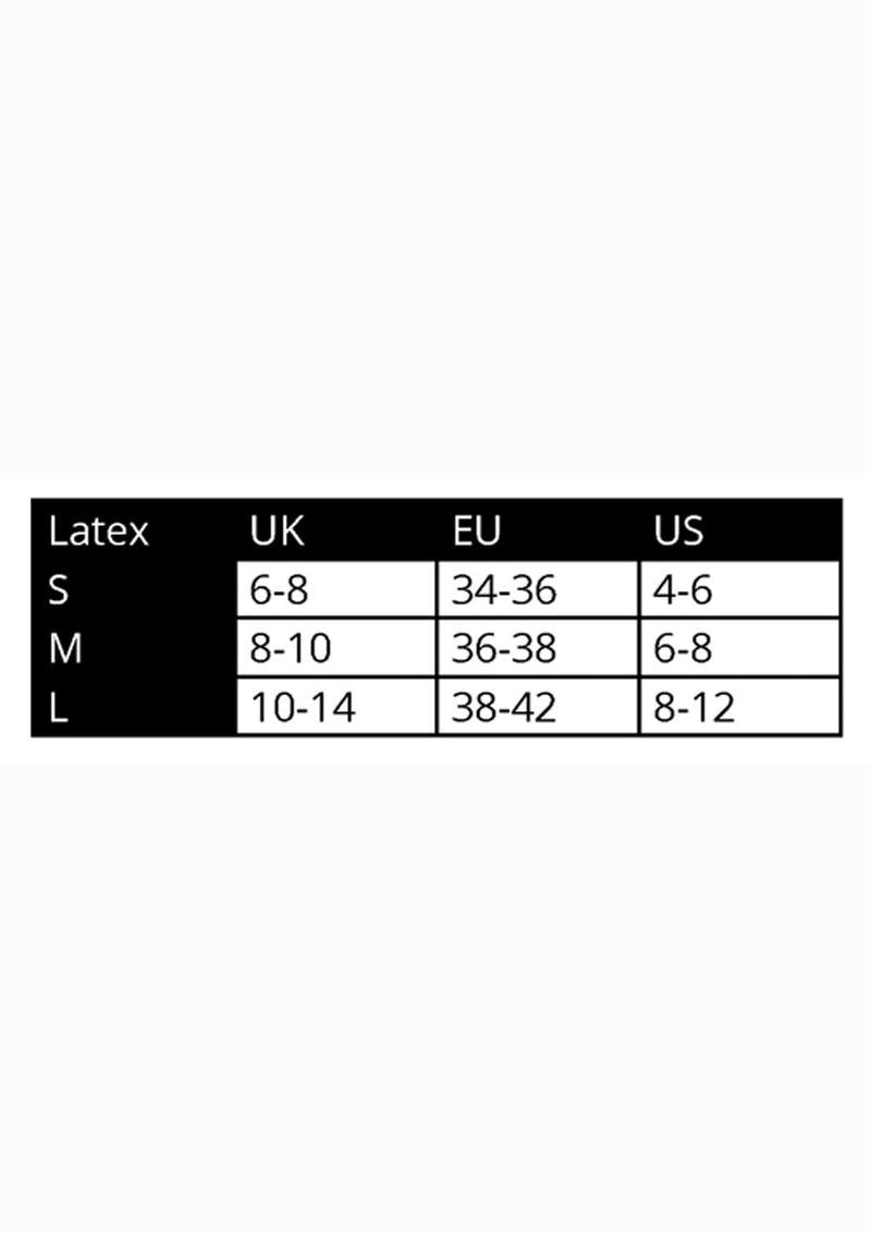 ME YOU US Latex Full Length Gloves - Black - Medium