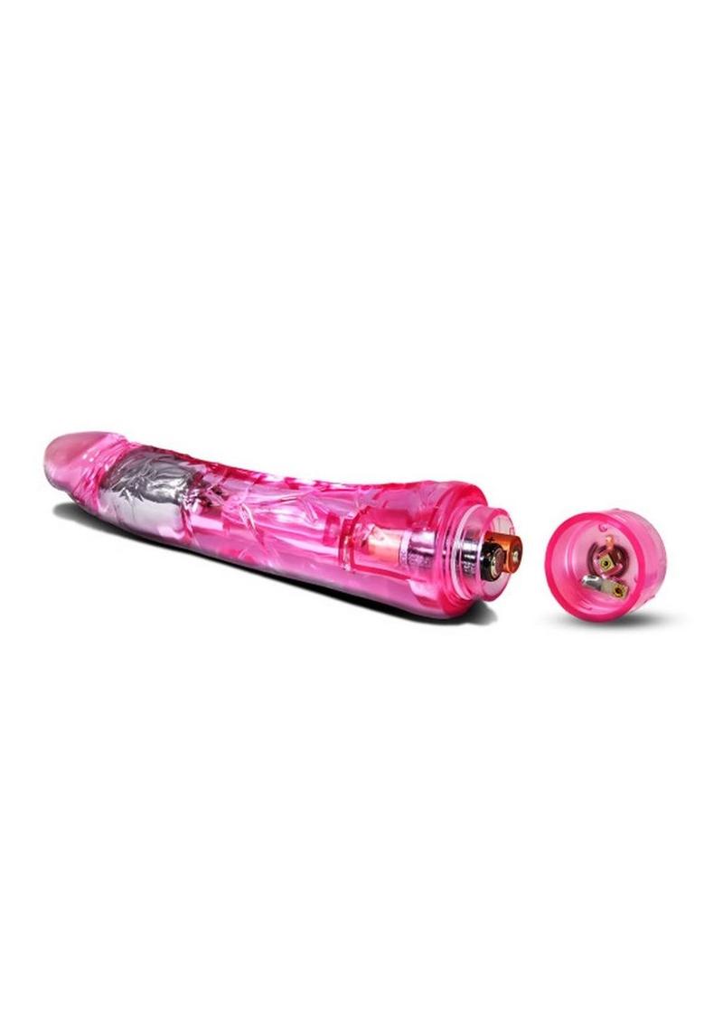 Naturally Yours Mambo Vibrating Dildo - Pink - 9in
