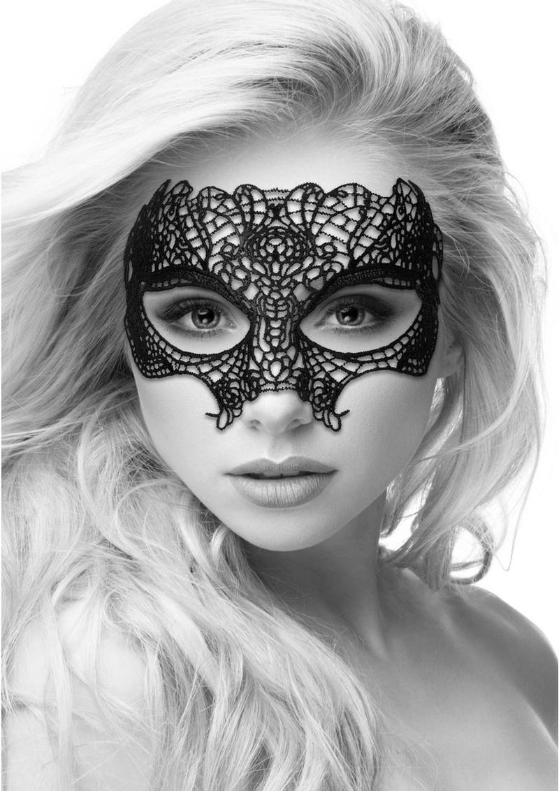 Ouch! Lace Eye-Mask Princess - Black