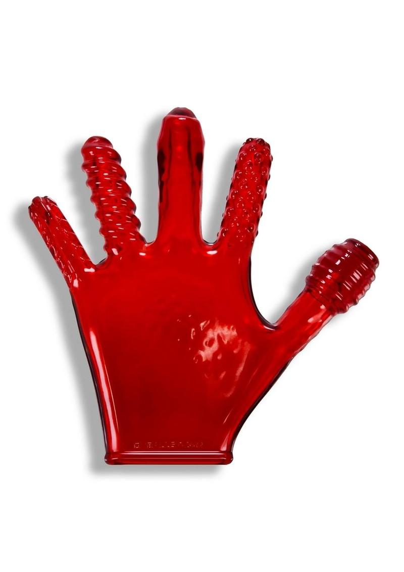 Oxballs Finger Fuck Textured Glove - Red