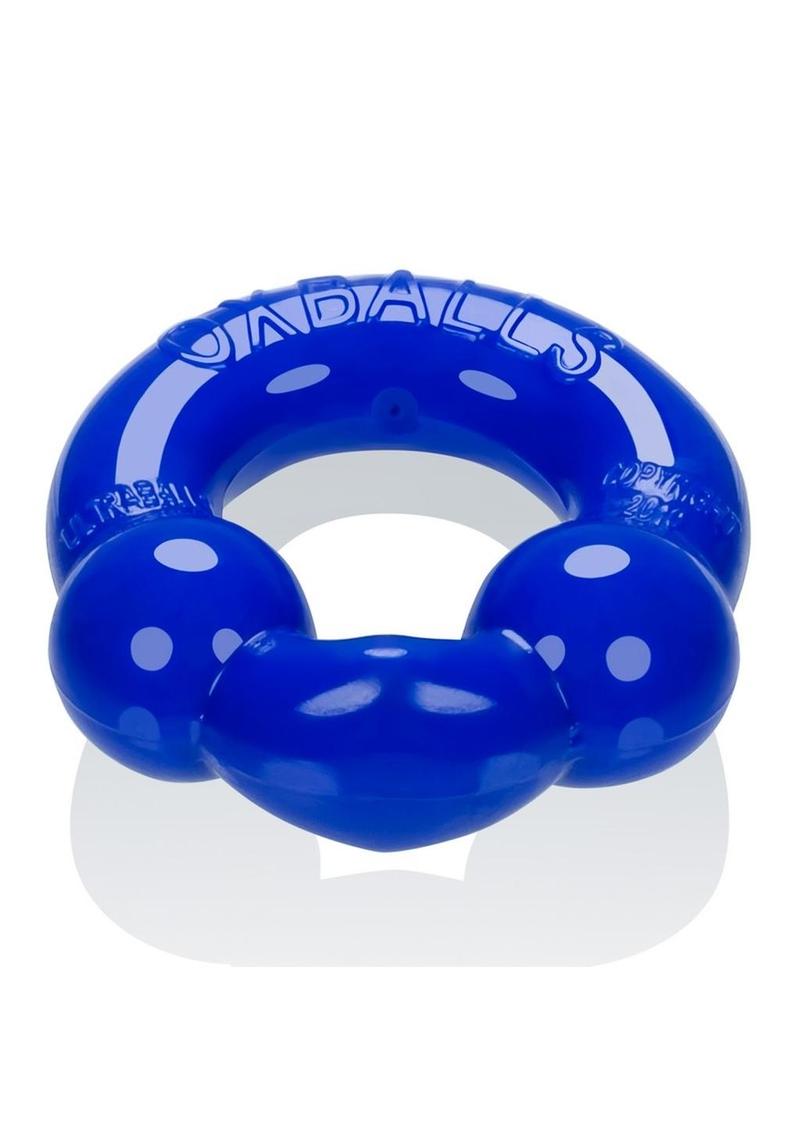Oxballs Ultraballs Cock Ring - Black/Blue - 2 Pack/Set