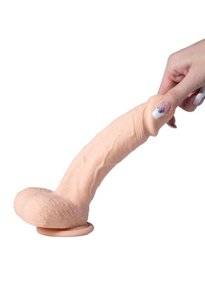 Paxton App Control Realistic Thrusting Penetrator Rechargeable Silicone Dildo