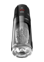 Pdx Elite Rechargeable Mega-Bator Pro Masturbator - Black/Clear