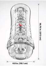 Pdx Elite Viewtube See-Thru EZ-Grip Stroker - General Orifice