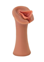 Pdx Extreme Wet Pussies Luscious Lips Self Lubricating Stroker - Caramel