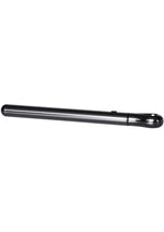 Pen Pal Rechargeable Compact Stainless Steel Vibrator - Black Chrome - Black