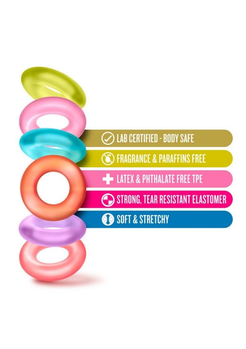 Play with Me King Of The Ring Cock Ring - Assorted Colors