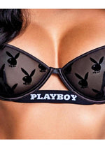Playboy Bunny Noir - Black - Large - 2 Piece/Set