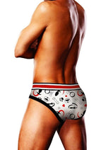 Prowler Puppie Print Brief - Black/White - Medium