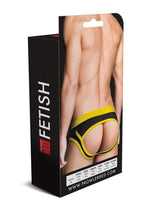 Prowler Red Ass-Less Brief - Black/Yellow - Small