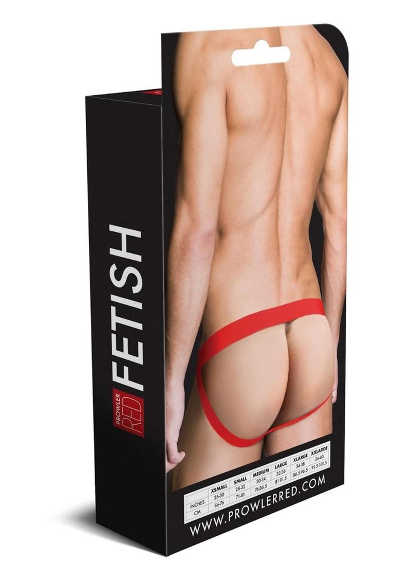 Prowler Red Ass-Less Cock Ring - Red - XXLarge