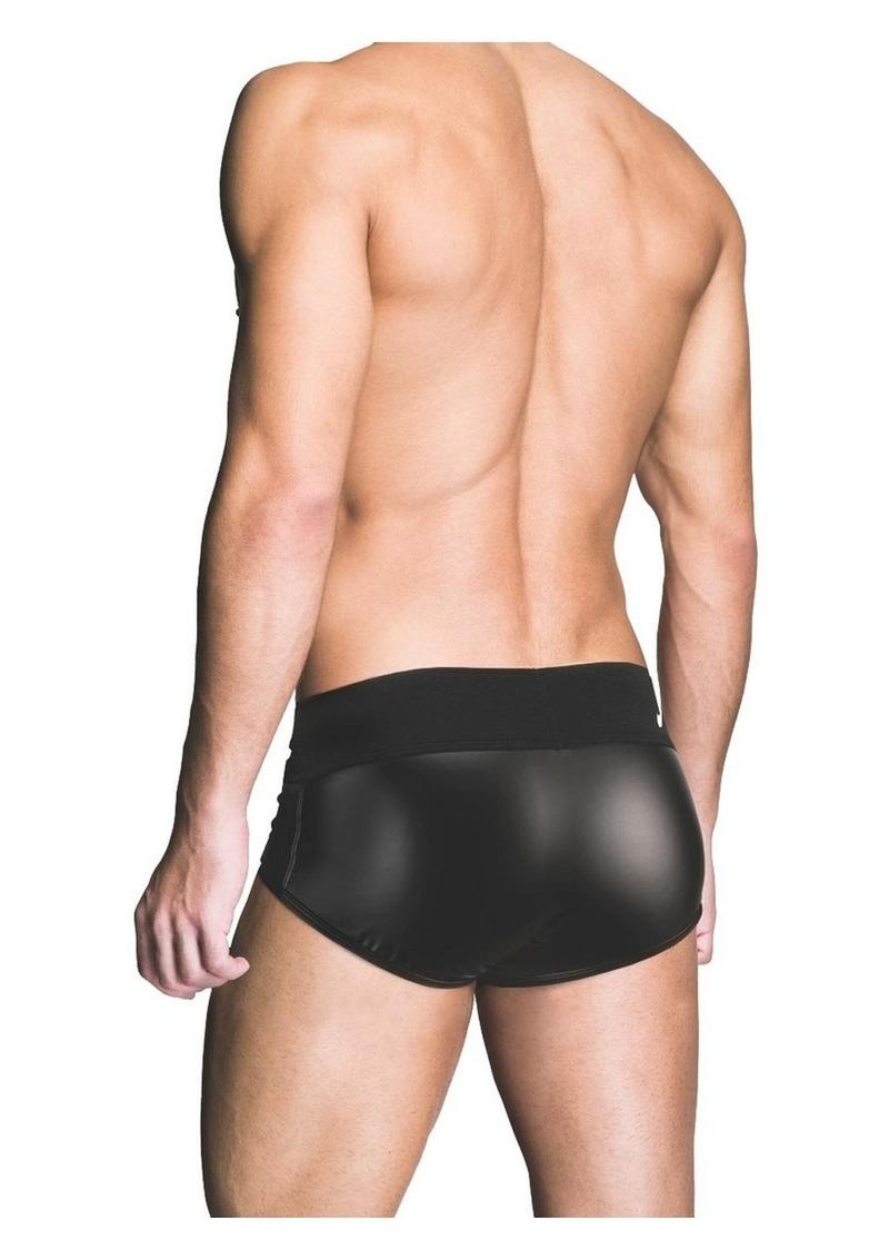 Prowler Red Wetlook Brief - Black - Large