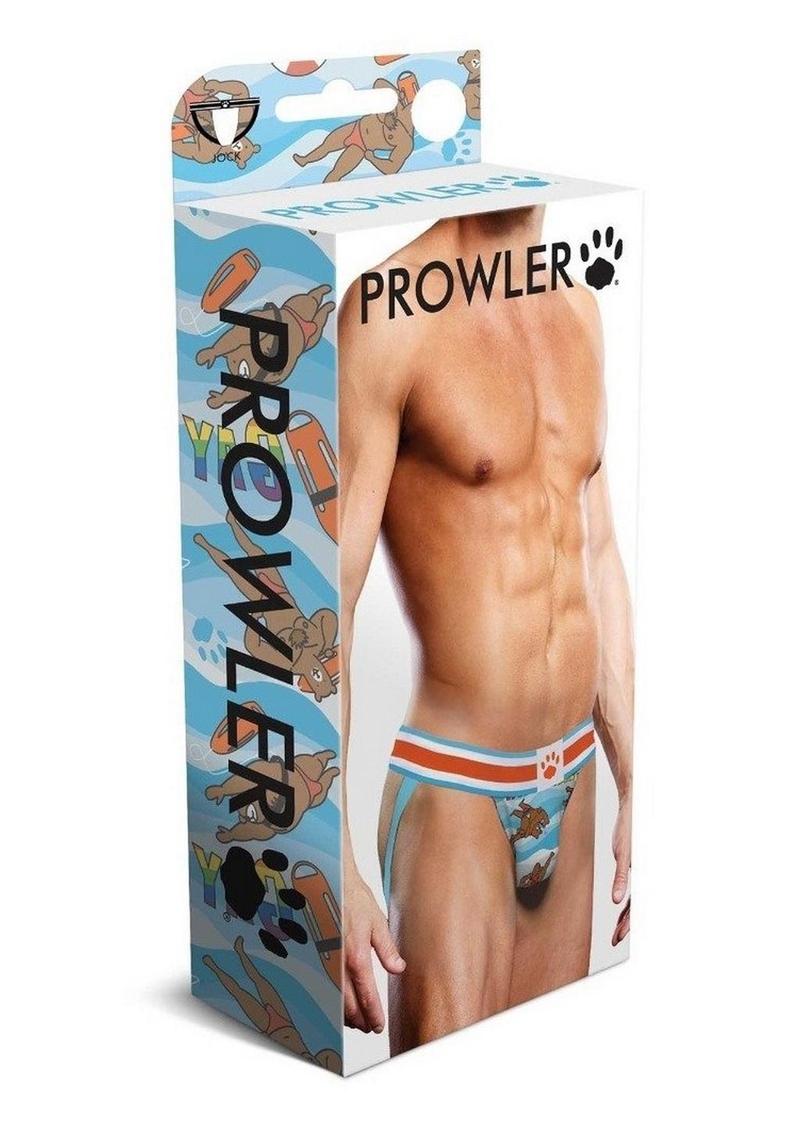 Prowler Gaywatch Bears Jock - Blue/Orange - XLarge