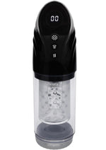 Pumped Strokemate Rechargeable Multifunction Masturbator - Black
