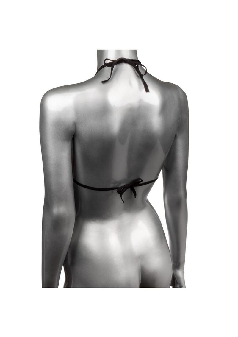 Radiance Triangle Bikini Top - Black - Plus Size/Queen