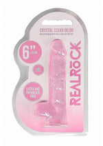 Realrock Crystal Clear Dildo with Balls