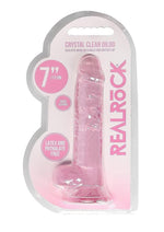 Realrock Crystal Clear Dildo with Balls