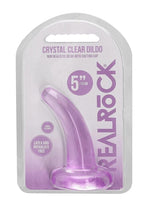 Realrock Crystal Clear Non Realistic Dildo with Suction Cup