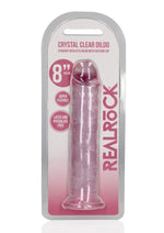 Realrock Crystal Clear Straight No Balls Dildo