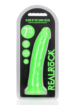 Realrock Slim Glow In The Dark Dildo with Suction Cup