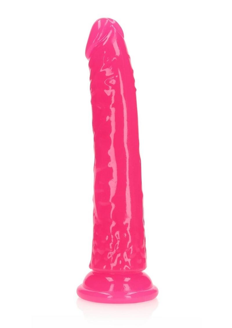 Realrock Slim Glow In The Dark Dildo with Suction Cup