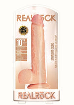 Realrock Straight Realistic Dildo with Balls and Suction Cup