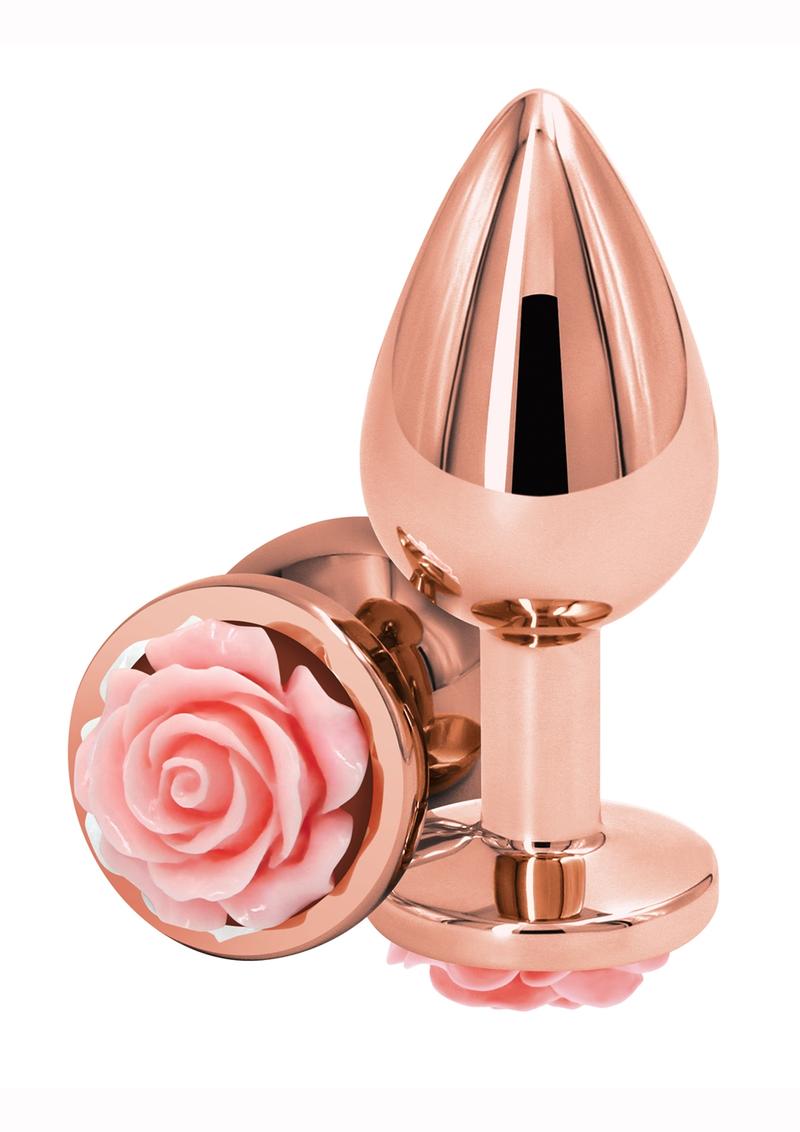 Rear Assets Rose Aluminum Anal Plug