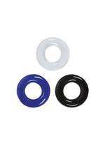 Renegade Stamina Rings Cock Rings - Assorted Colors - Set Of 3