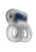 Revhammer Reverb Shaft Vibrating Cock Ring - Clear/Clear Ice