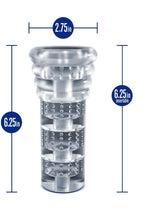 Rize Luz Self Lubricating Stroker Dual End Masturbator - Clear