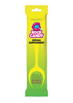 Rock Candy Honey Spoons Unisex Sexual Supplement Pineapple - 24 Packs Per Display