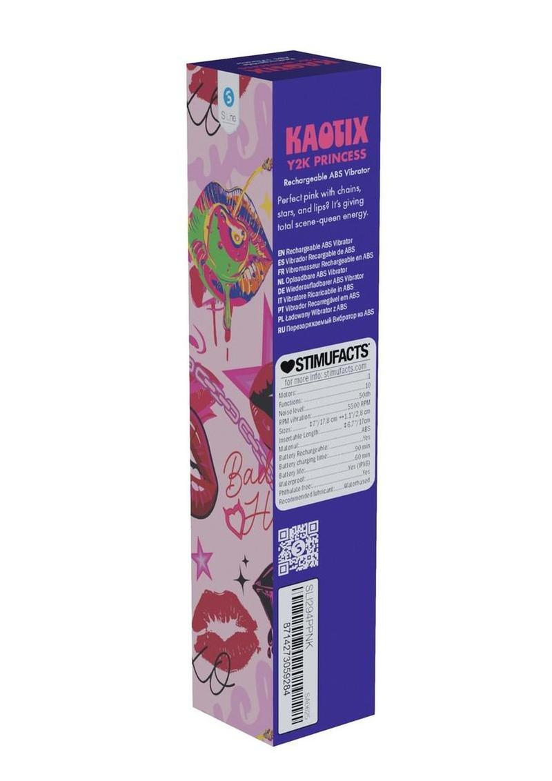 S-Line Kaotix Y2k Princess Rechargeable Vibrator - Powder