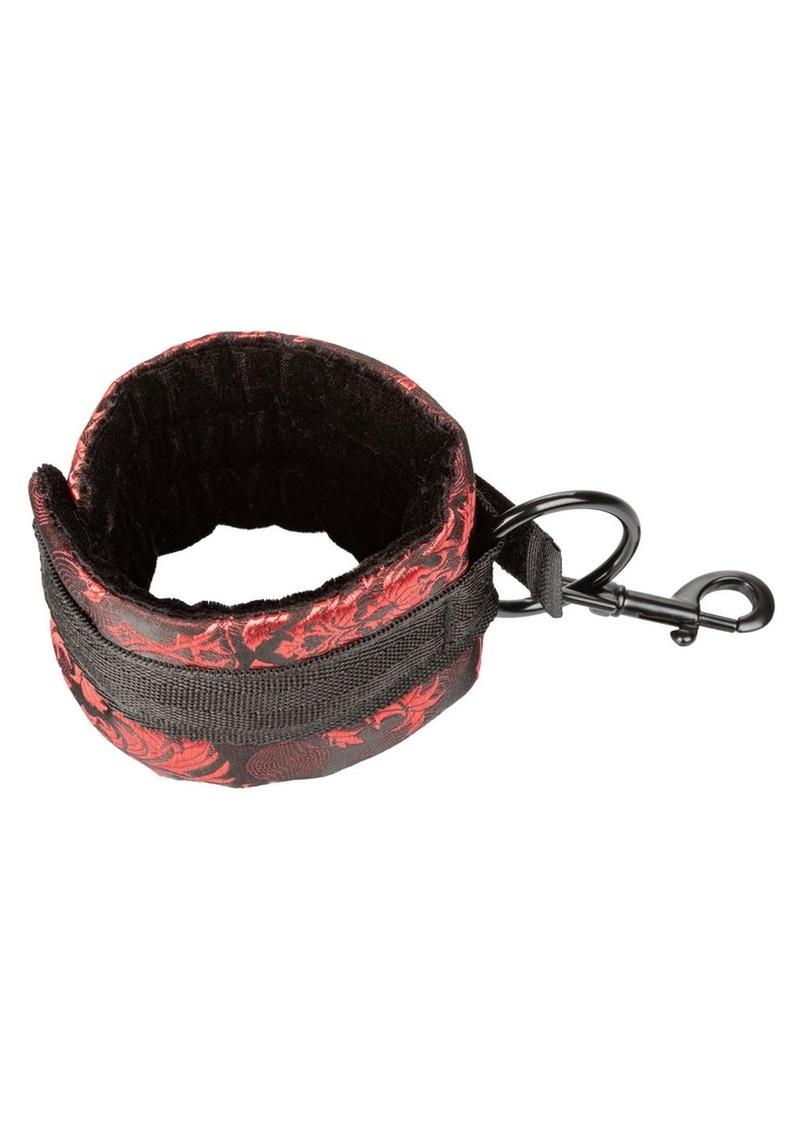 Scandal Bed Restraints - Black/Red
