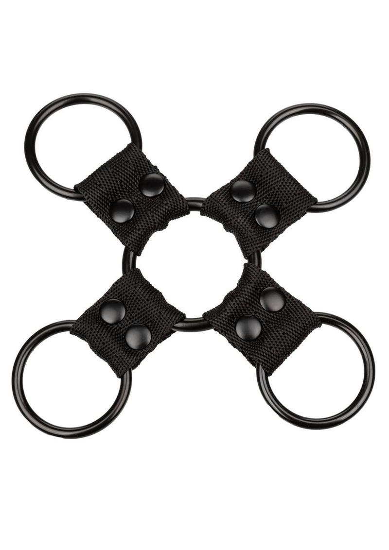 Scandal Hog Tie - Black/Red