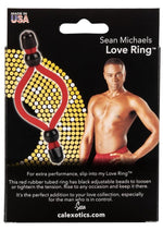 Sean Michaels Love Ring Cock Ring - Red
