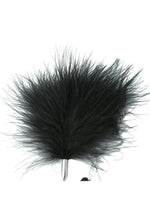 Sex and Mischief Feathered Nipple Clamps - Black