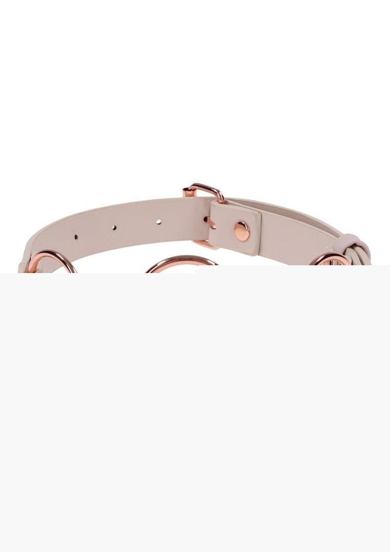 Sex and Mischief Peaches 'N Creame Ring Day Collar - Rose Gold