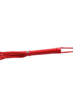 Sex and Mischief Red Rope Flogger - Red