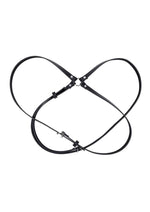 Sex and Mischief Shadow Body Harness - Black/Silver