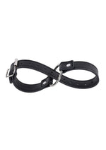 Sex and Mischief Shadow Convertible Cuffs - Black/Silver