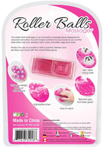 Simple and True Roller Balls Massager Glove - Pink