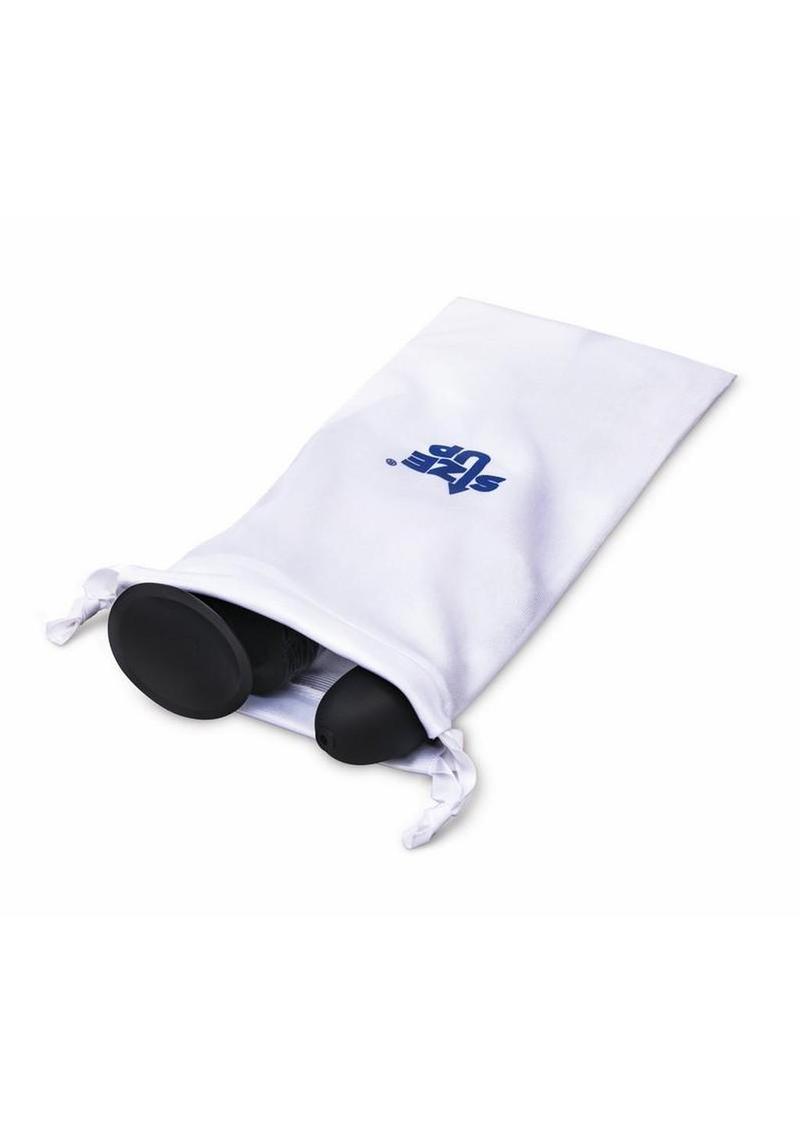 Size Up Ripple Inflatable Silicone Dildo with Balls