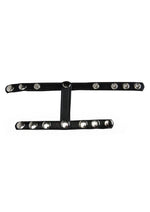 Strict Snap-On Cock and Ball Harness - Black