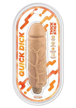 Thick Stick Quick Dick Vibrating Flex Dildo - Vanilla - 5in